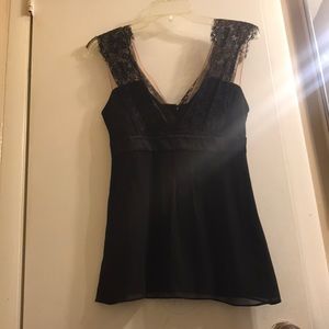 Black Lace Blouse